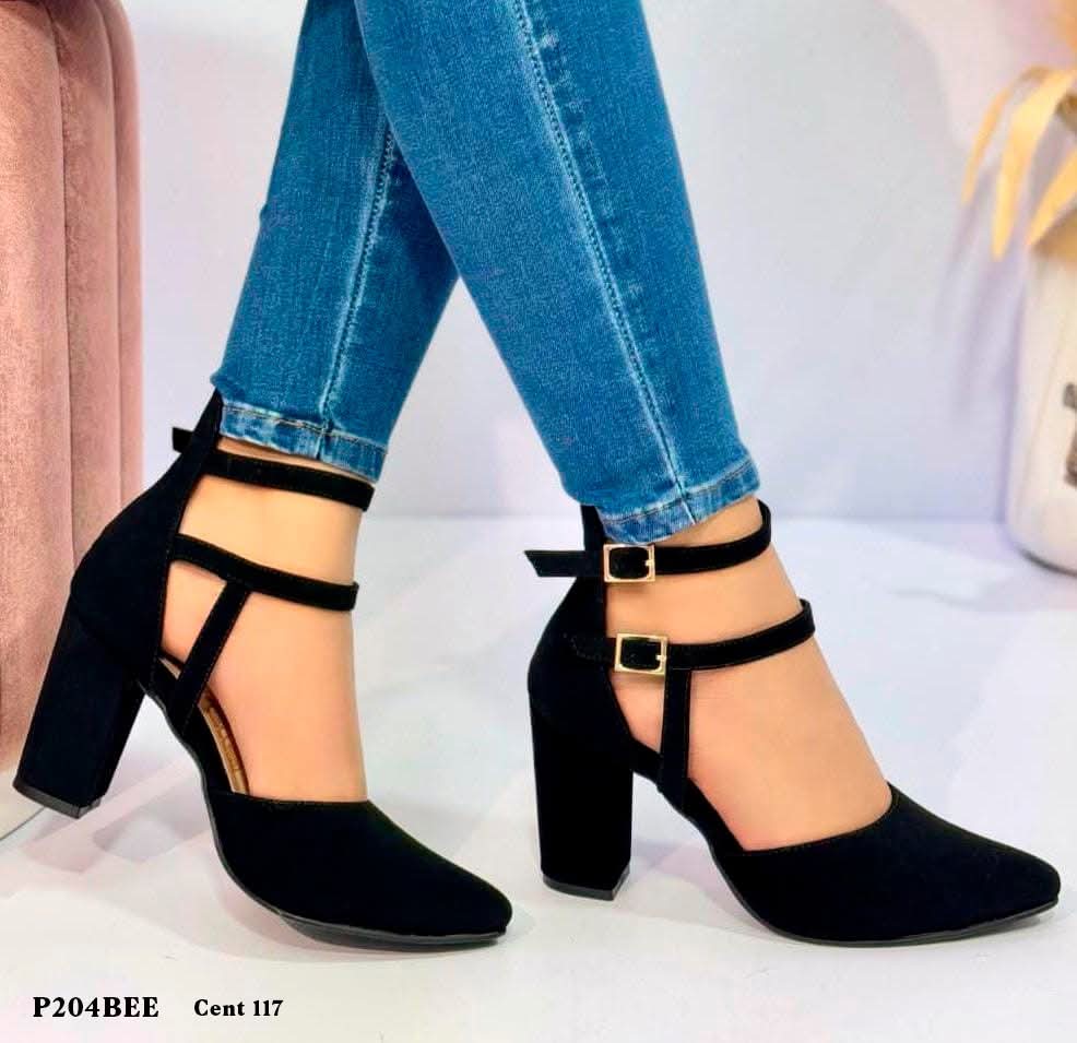 Tacones Elegantes con Doble Correa - Estilo P204