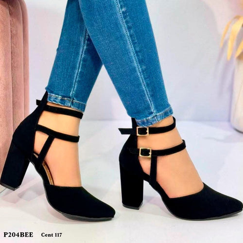 Tacones Elegantes con Doble Correa - Estilo P204